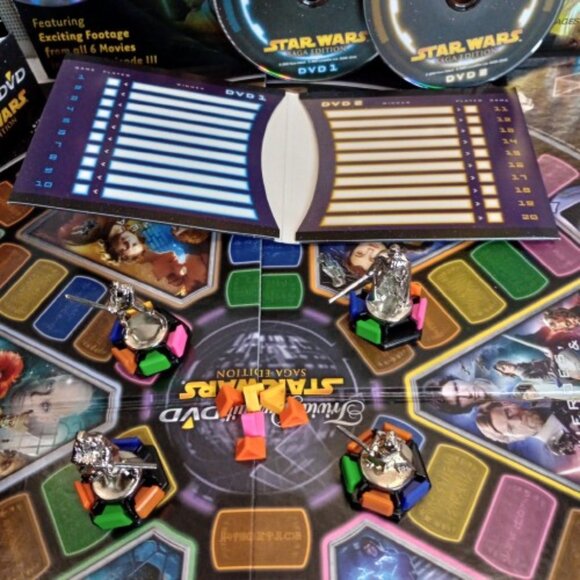 Star Wars Saga Edition Trivial Pursuit DVD Game 2 to 4 Players or Teams Ages 10+ - Picture 9 of 12